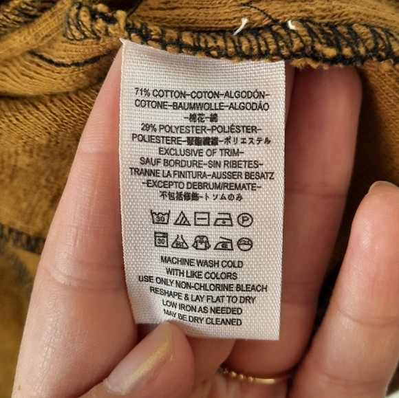 Free People Us & Them Striped Shirtdress XS - Picture 7 of 7